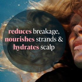 Viviscal conditioner cream on hair strands improving detangling and softness