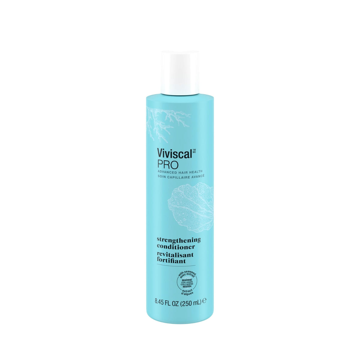 Viviscal conditioner creamy texture swipe illustrating lightweight moisturization
