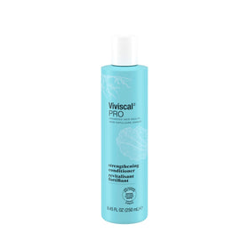 Viviscal conditioner creamy texture swipe illustrating lightweight moisturization