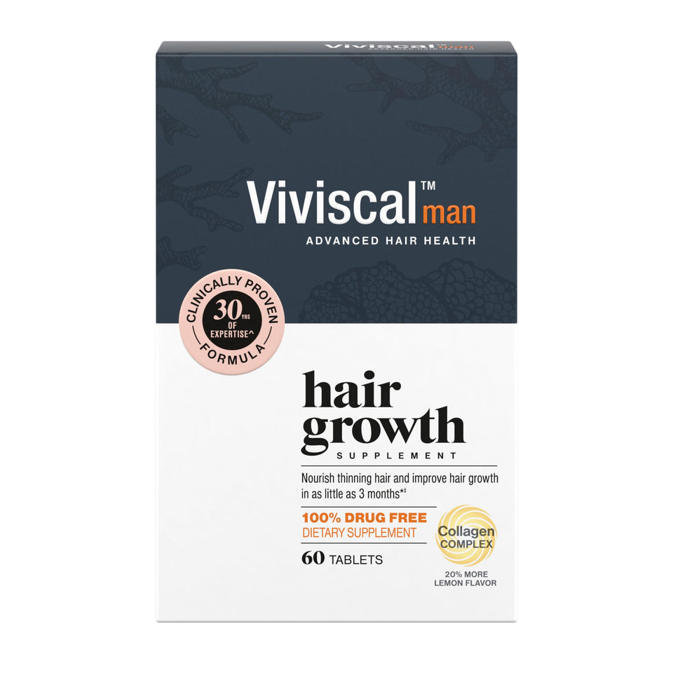 Viviscal front packaging showing brand and supply for quick identification and trust