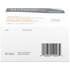 Viviscal bottle on bathroom counter in lifestyle setting promoting daily routine benefit