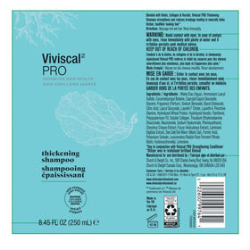 Viviscal shampoo pump close-up highlighting dispense mechanism and gentle formula