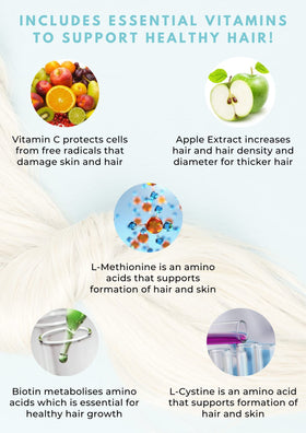 Viviscal shampoo lathering on wet hair to demonstrate gentle cleansing action