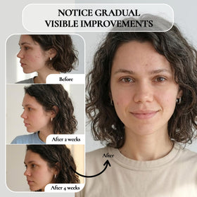 Vivo Per Lei being applied to face demonstrating gentle circular massage benefit
