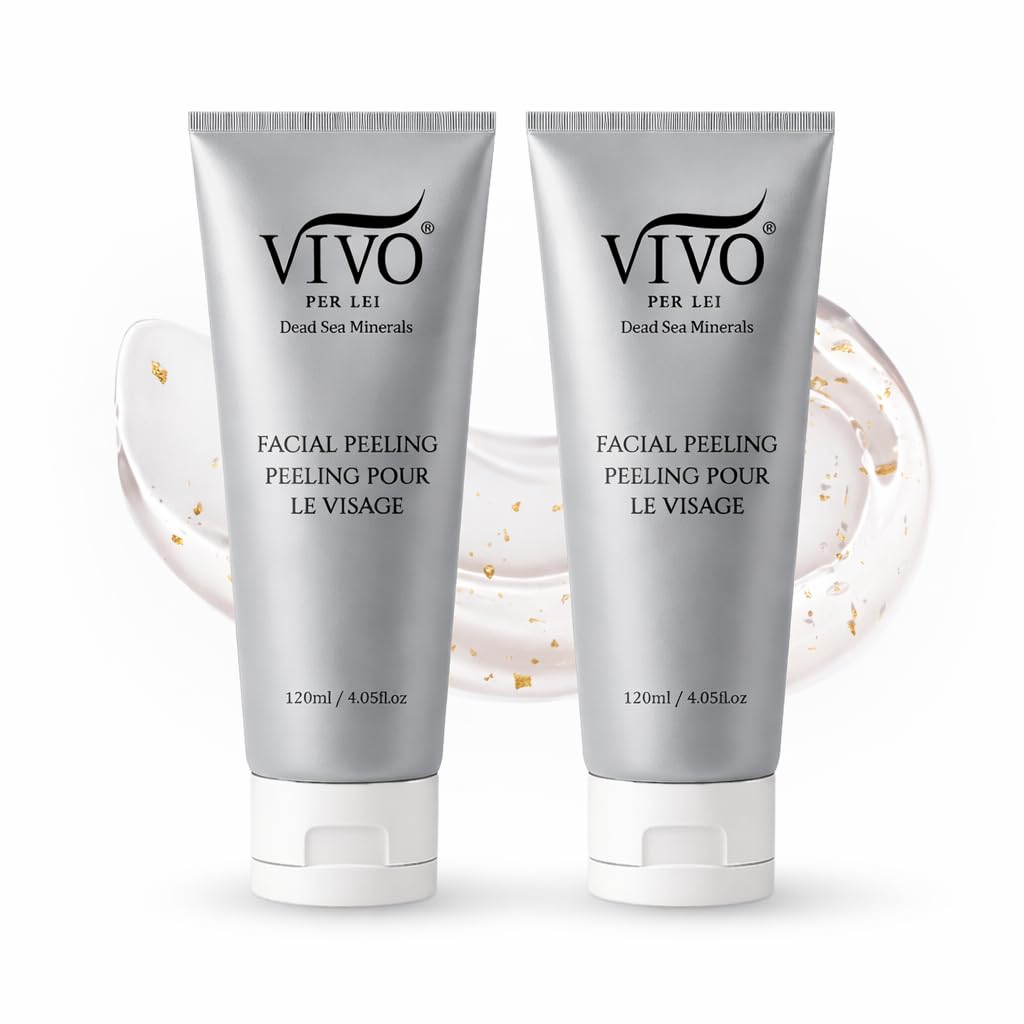 Vivo Per Lei front packaging showing twin 4.05 fl oz tubes, clear and convenient