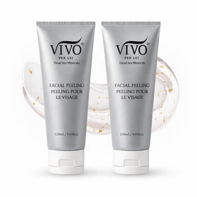 Vivo Per Lei front packaging showing twin 4.05 fl oz tubes, clear and convenient