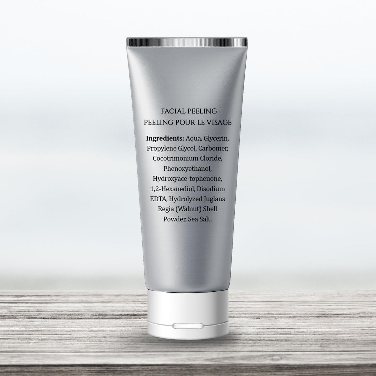 Vivo Per Lei on bathroom counter in lifestyle scene, suggesting daily skincare ritual