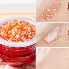 VJPPII cream texture close-up highlighting smooth moisturizing consistency for fast absorption