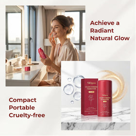 VKSpoa lifestyle shot of woman outdoors showing natural finish and all-day wear