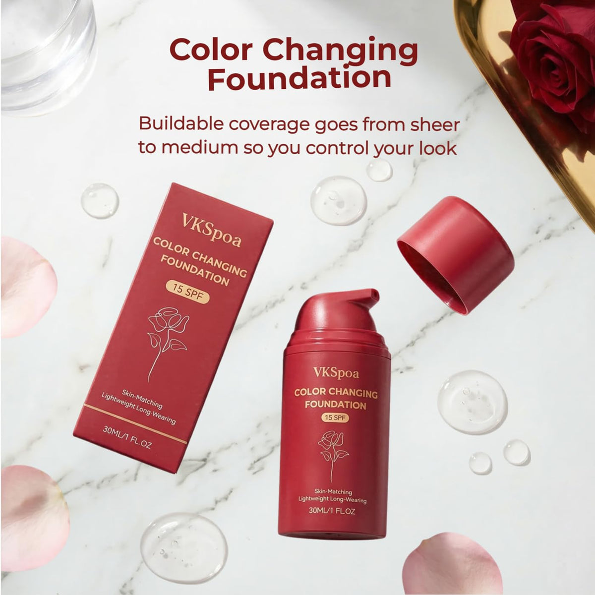 VKSpoa texture close-up drop demonstrating creamy hydration and smooth spreadability