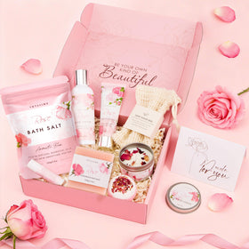 VKTASIMK lit rose soy candle creating calm ambiance and soothing scent benefit