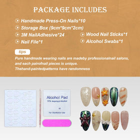Vlazryk accessories laid out with adhesive tabs and files, showing easy prep benefit