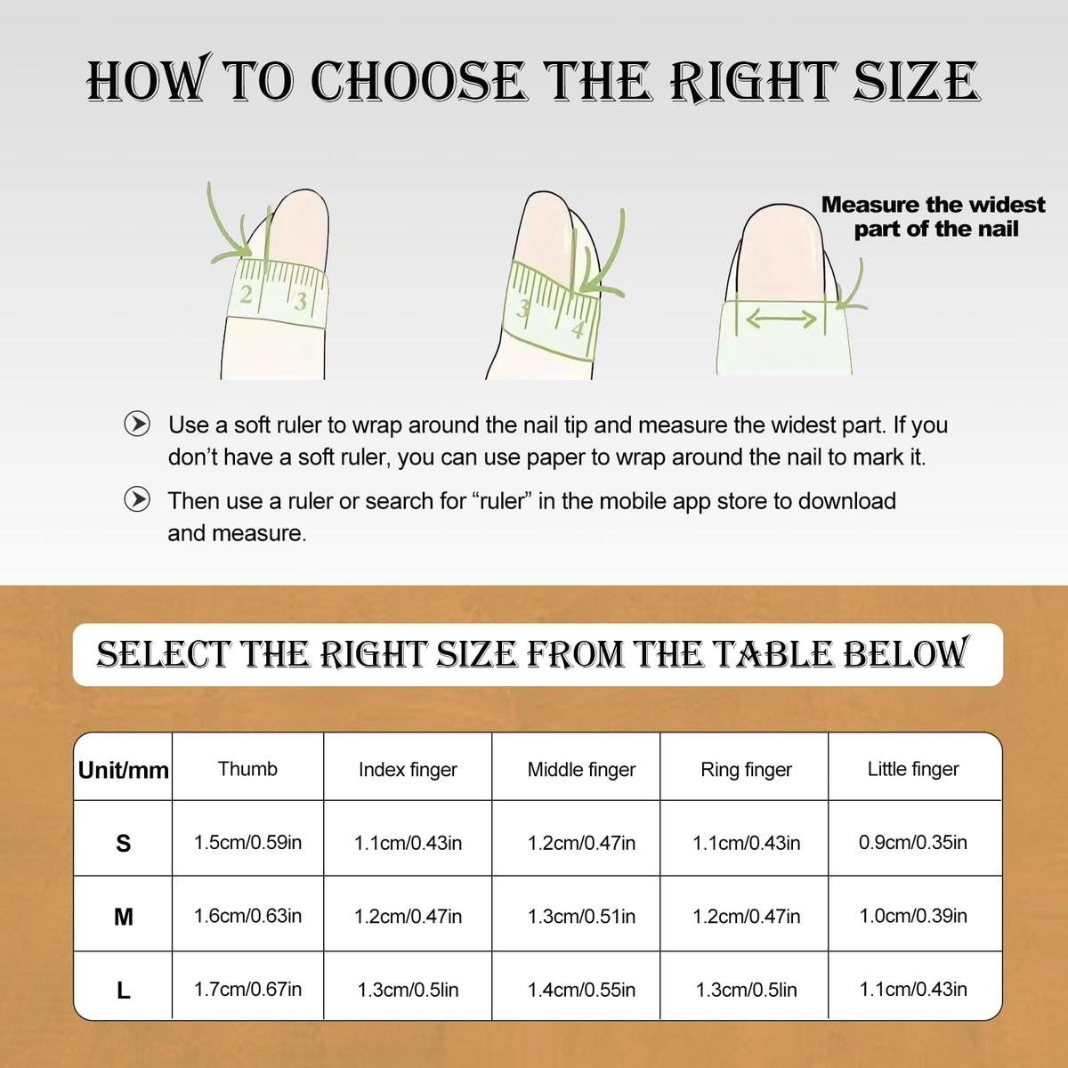 vlazryk side profile of short almond nail displaying comfortable low profile