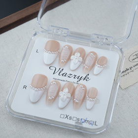 Vlazryk top-down view of all 10 handmade nails arranged, showing variety benefit