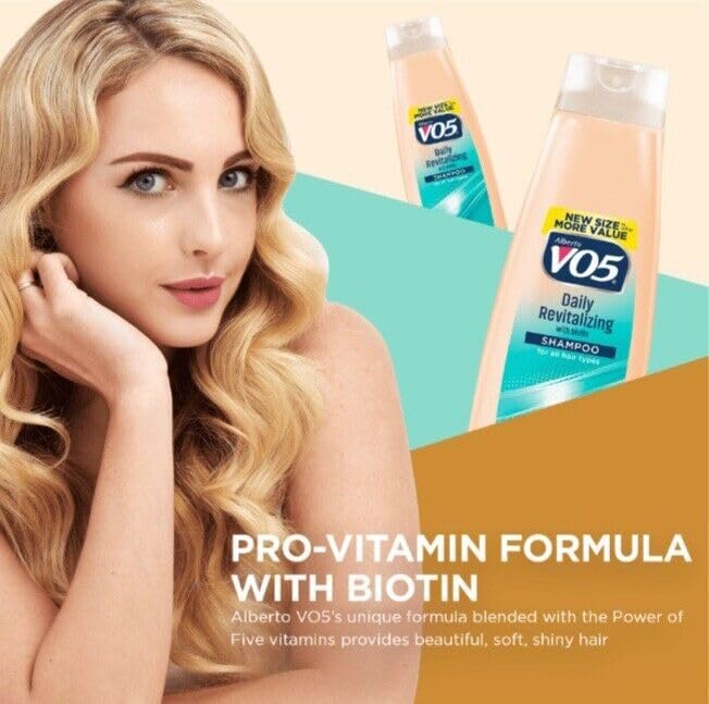 VO5 back label showing ingredients and usage directions for clarity