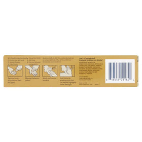 VO5 back label close-up showing ingredients and usage instructions benefit