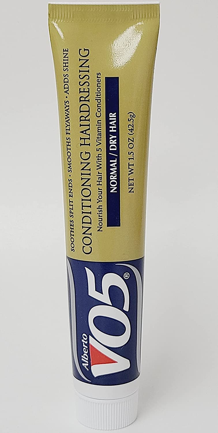 VO5 conditioner creamy texture close-up highlighting smooth moisturizing effect