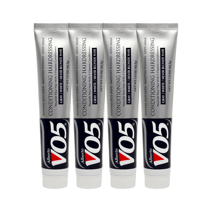 VO5 front bottle displaying label and concentrated formula for smoothing and shine
