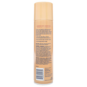 VO5 spray in use misting hair for volume control and humidity protection