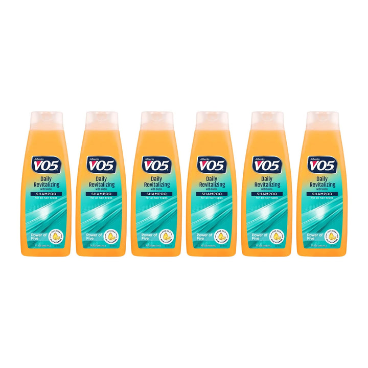 VO5 front packaging of 15 oz bottle showing brand and product benefits