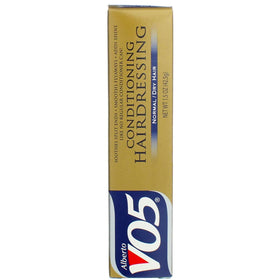 VO5 front packaging showing three tubes and compact travel-ready size benefit