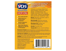 VO5 oil texture drip showing smooth consistency for shine