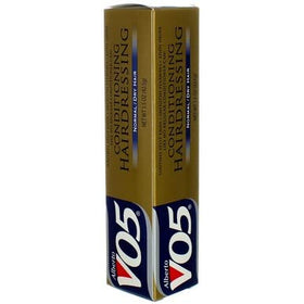 VO5 tubes on bathroom shelf showing everyday routine convenience benefit