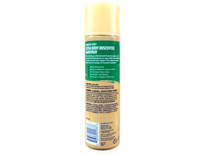 VO5 unscented hairspray being sprayed on hair for long-lasting hold