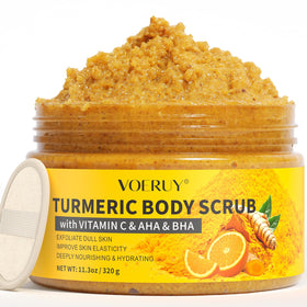 VOERUY tub front view showing label and clean packaging for easy identification and trust