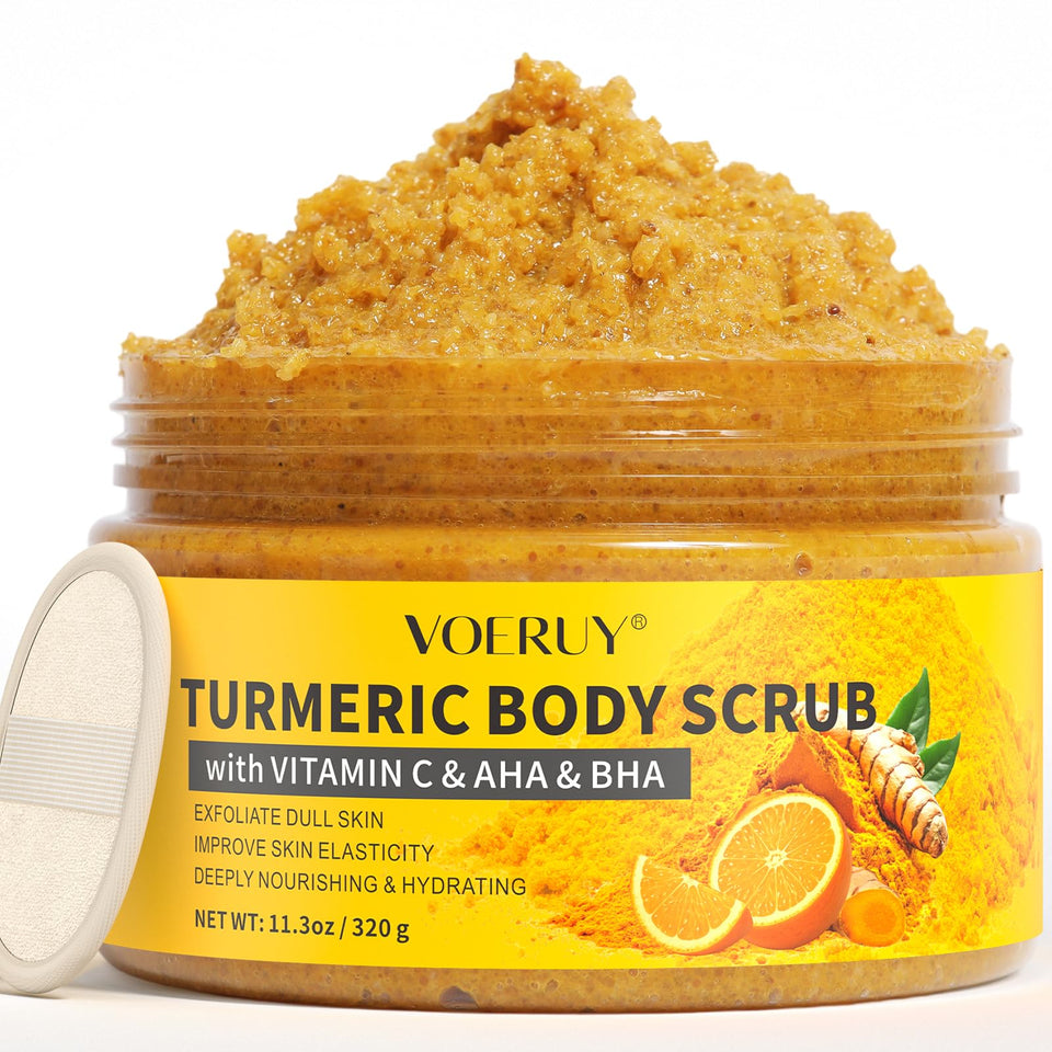 VOERUY tub front view showing label and clean packaging for easy identification and trust
