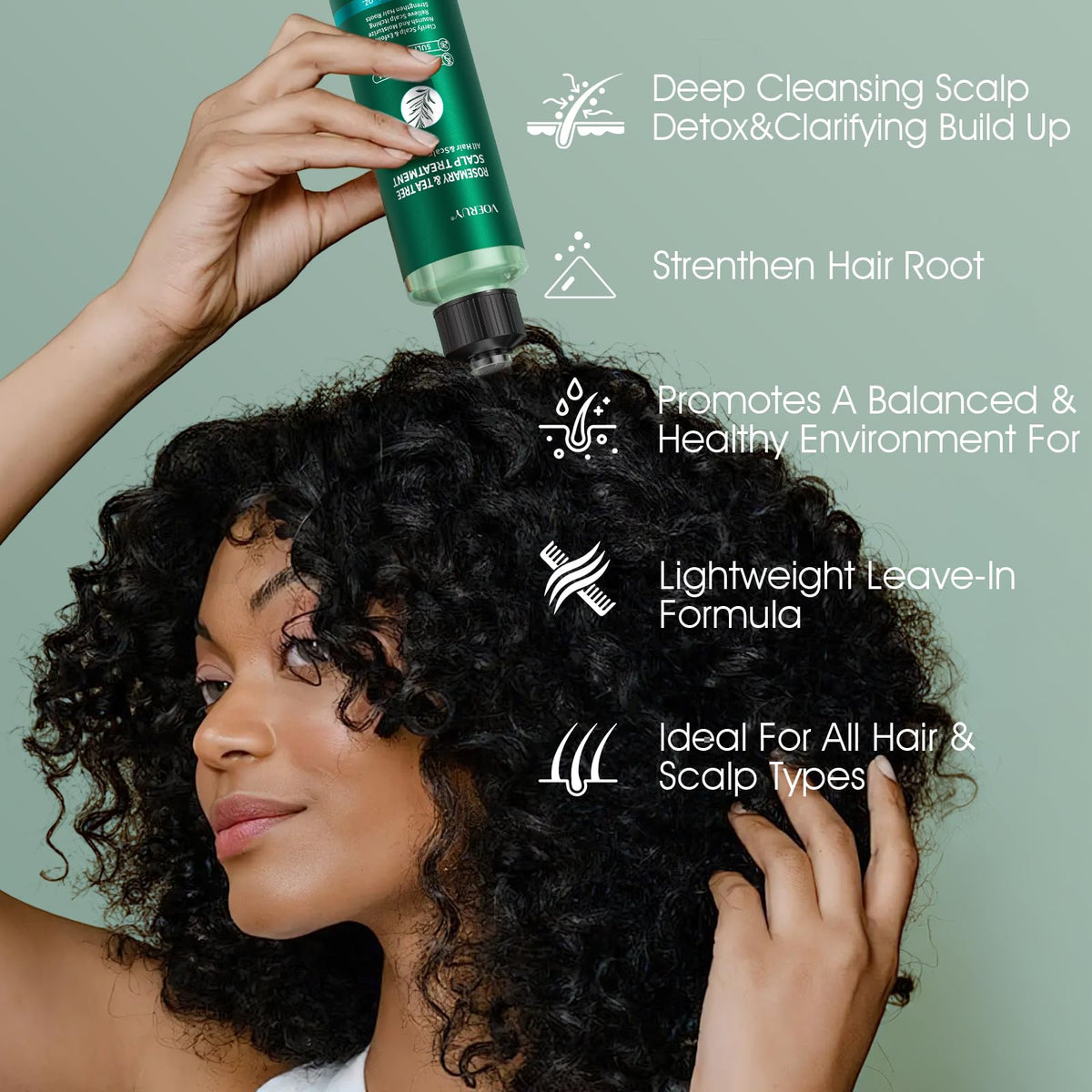 VOERUY texture droplet on hand illustrating lightweight non-greasy formula for comfort