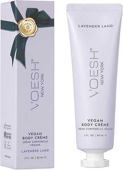 VOESH tube held in hand to show size and travel-friendly convenience
