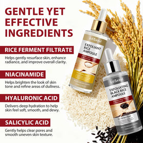 VOFANK black rice ingredient close-up highlighting pore-clearing power
