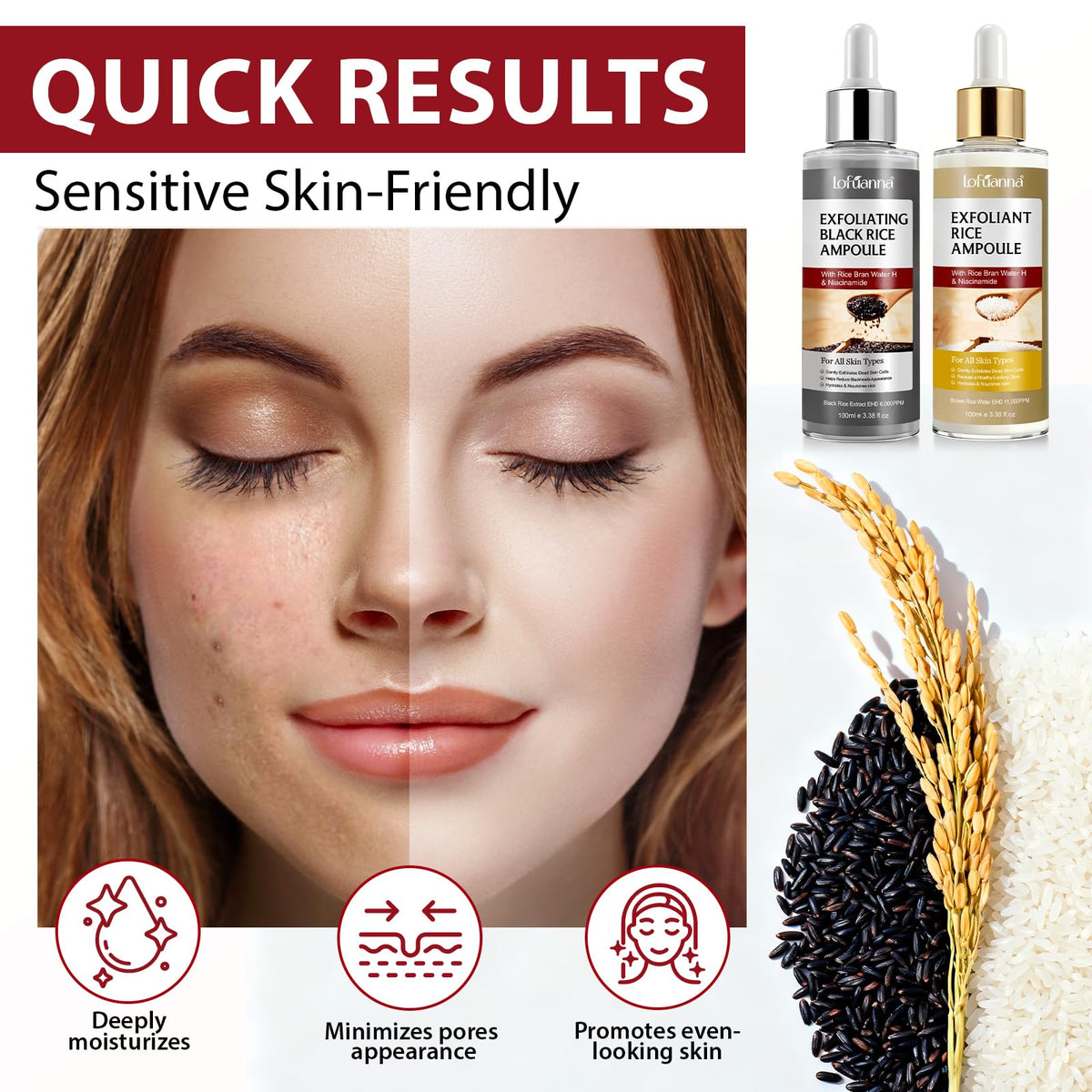 VOFANK serum texture close-up demonstrating silky, non-abrasive feel