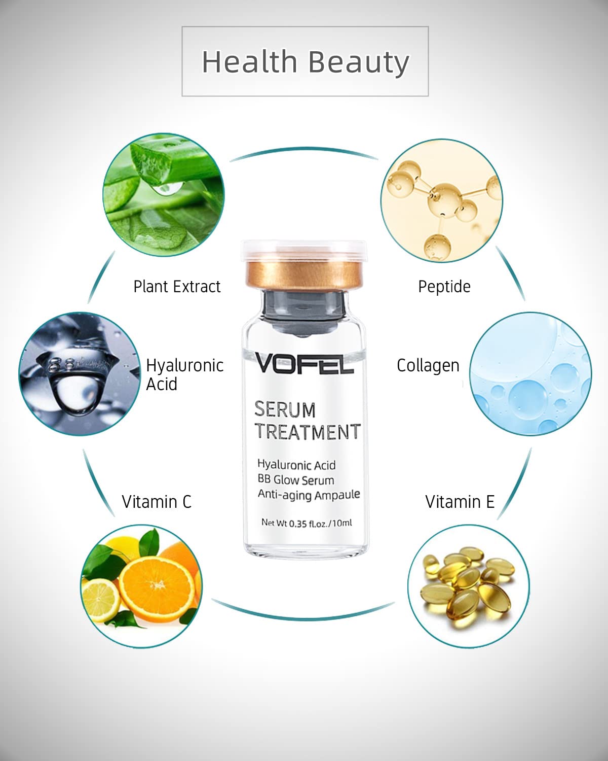 VOFEL serum texture on skin illustrating lightweight hydration and quick absorption