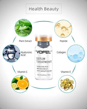 VOFEL serum texture on skin illustrating lightweight hydration and quick absorption