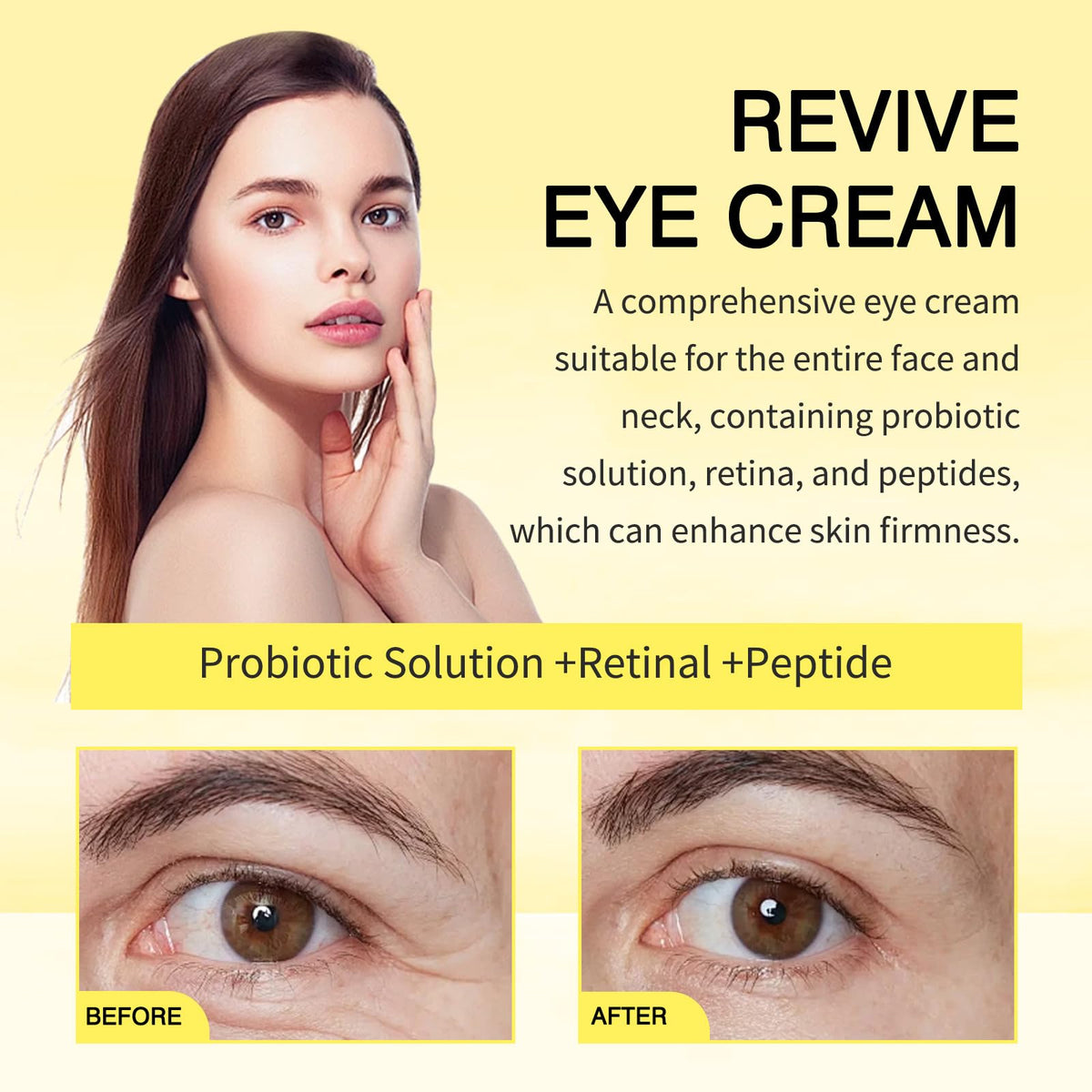 VOGUZY applied to neck in lifestyle scene improving firmness