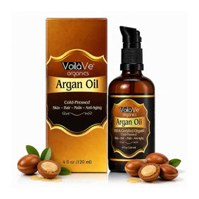 VoilaVe front bottle showing label and organic benefit