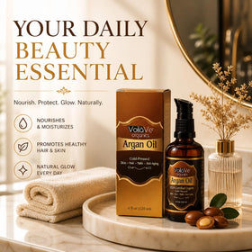 VoilaVe label with USDA organic seal highlighting certified purity