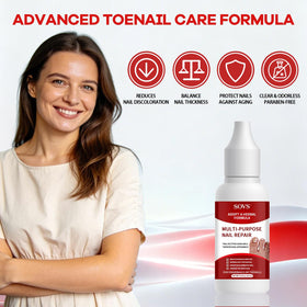 Voltixyn being applied to a toenail delivering targeted nail care benefit