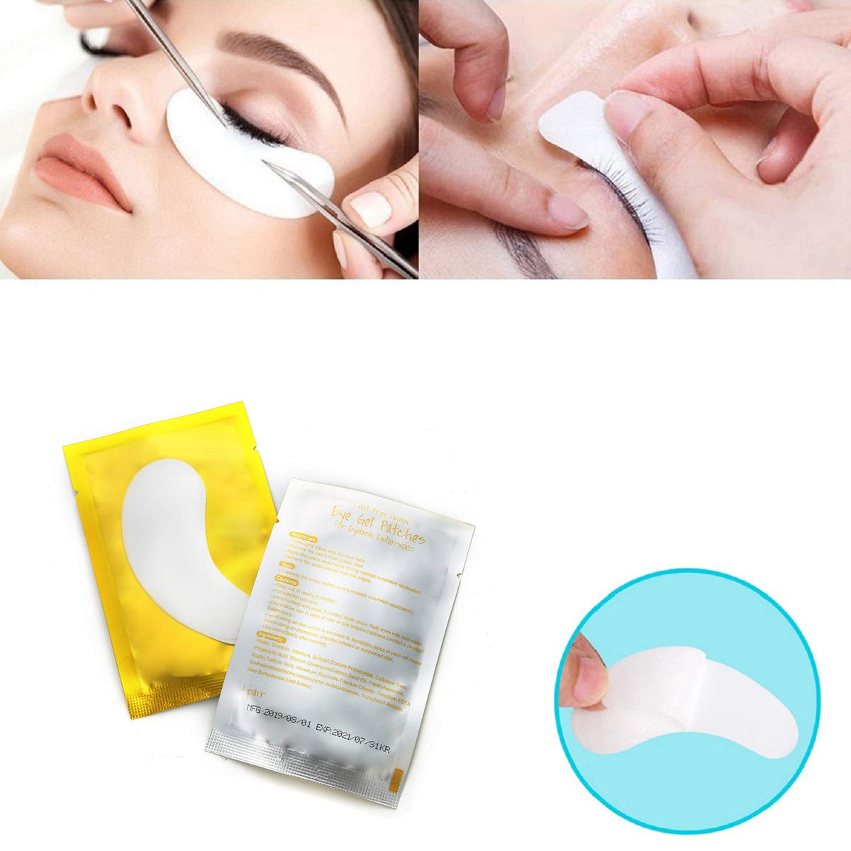 Voncasen foil-wrapped single pair demonstrating sterile packaging and ready-to-use hygienic benefit