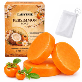 VOSETOKELA front packaging showing three persimmon soap bars and branding, conveys value