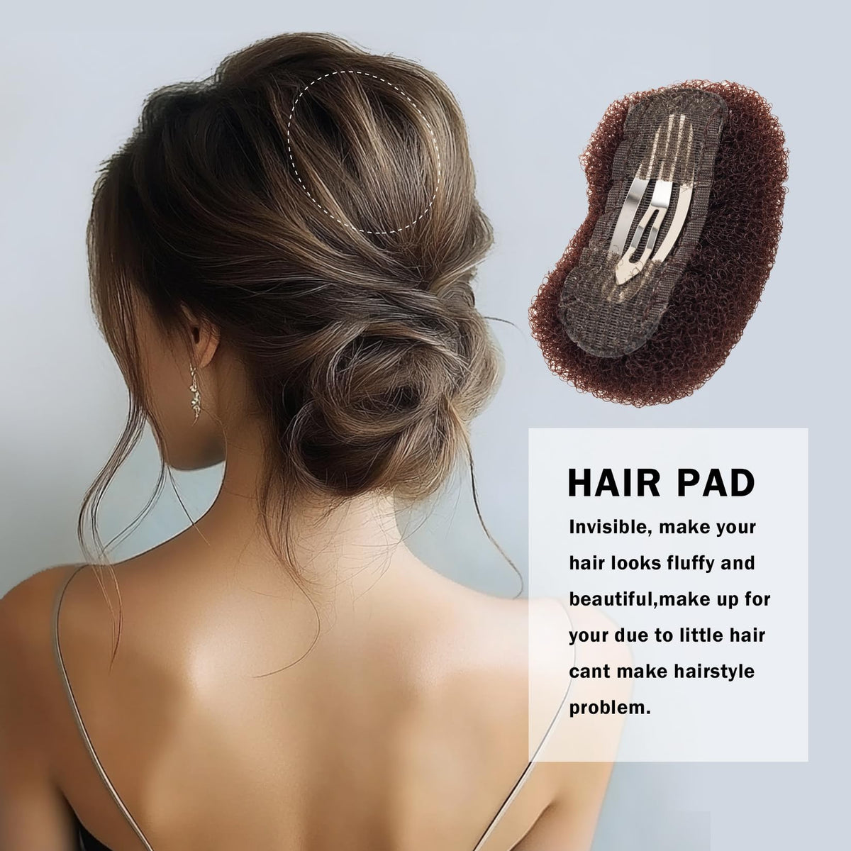 Vouchmind clip detail highlighting secure grip without hair damage for comfort