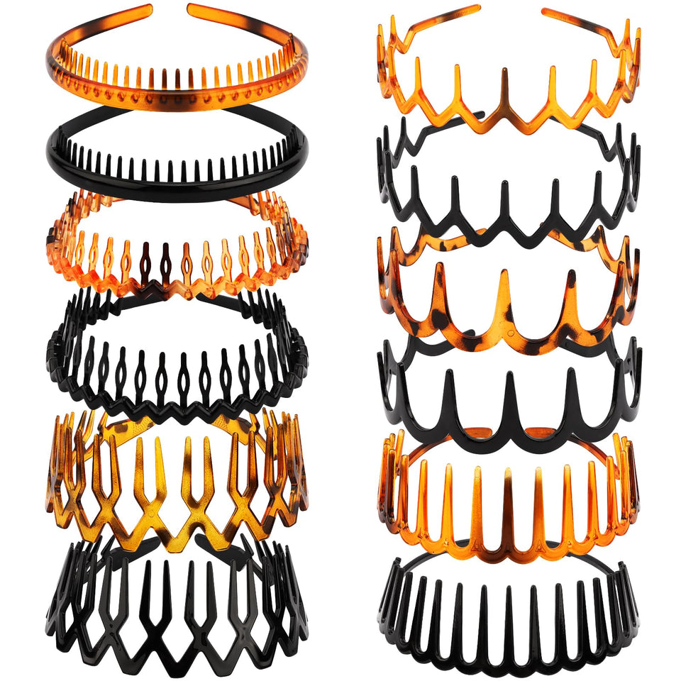 Vovii front packaging showing 12 zigzag headbands and color options for easy selection