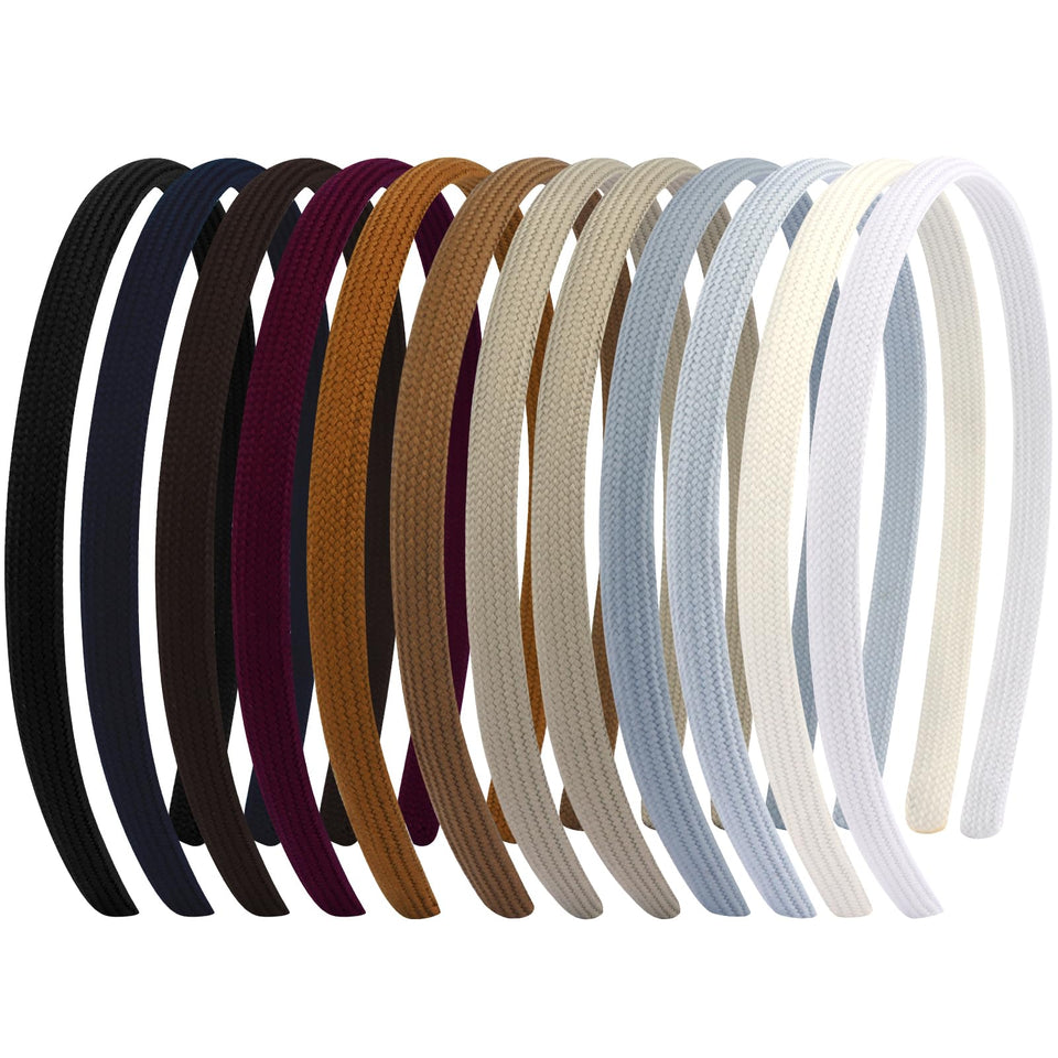 Vovii front packaging showing 12 thin headbands and tidy bundle for variety