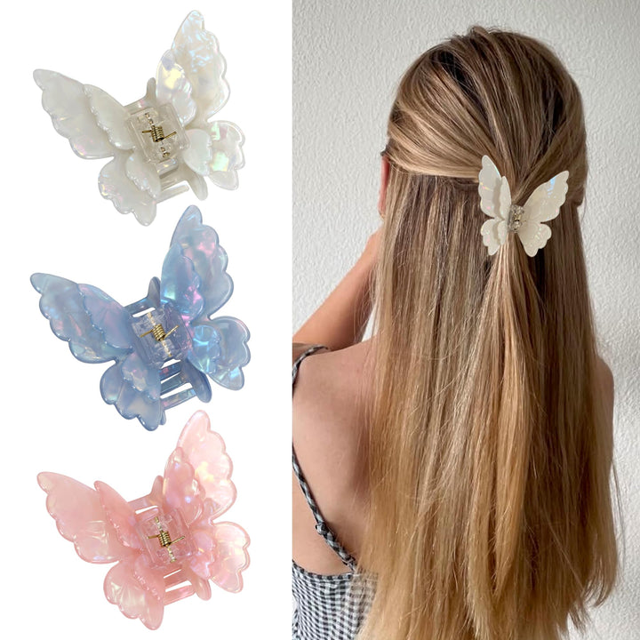 VRbeatter front packaging showing three butterfly clips, gift-ready and stylish