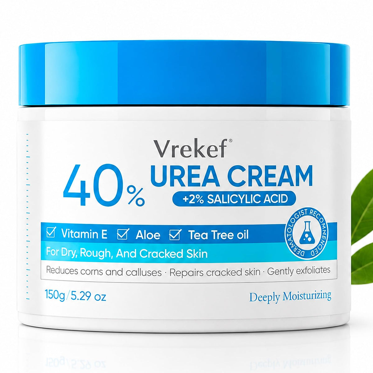 VREKEF jar front label showing product name and strength for quick identification and trust