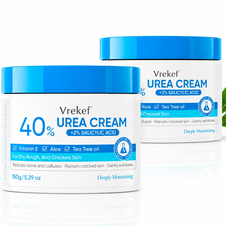 VREKEF front packaging 2-pack showing jars and clear labeling benefit fast relief