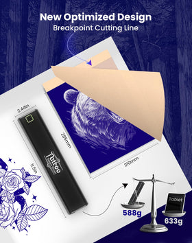vretti P84 printing onto transfer paper demonstrating fast stencil output