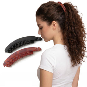 Vrose Flosi front view showing clip shape and matte finish for versatile styling